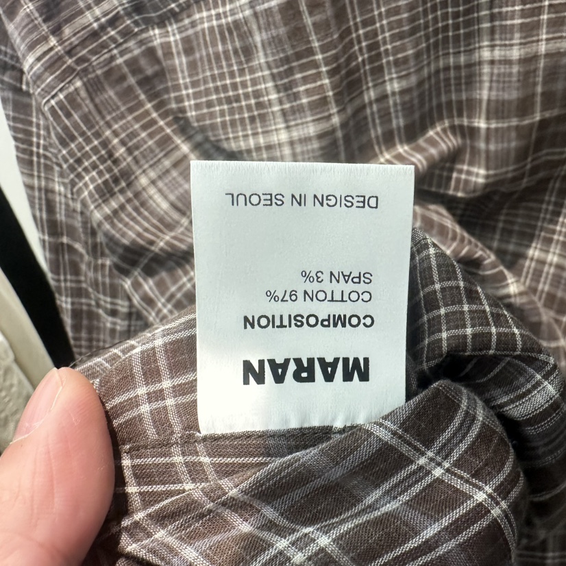 MARAN-P韓國代購女裝新款休閑26春夏推薦襯衫蕾絲衫金屬絲MARAN襯衫/蕾絲衫