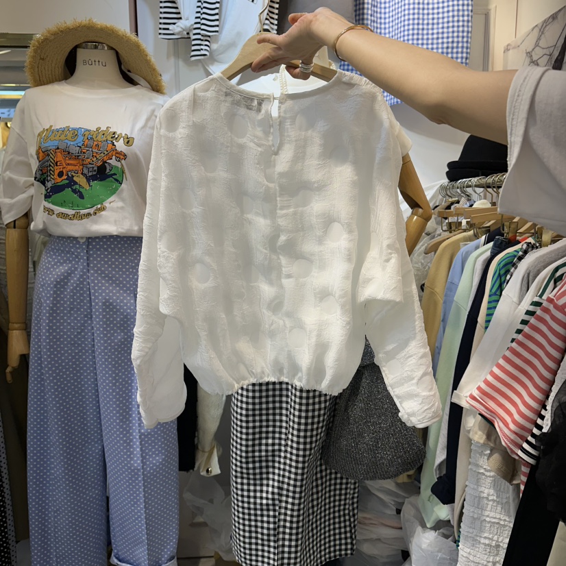 BUTTU/10 OCLOCK韓國東大門代購女士新款熱賣襯衫蕾絲衫BUTTU/10 OCLOCK襯衫/蕾絲衫