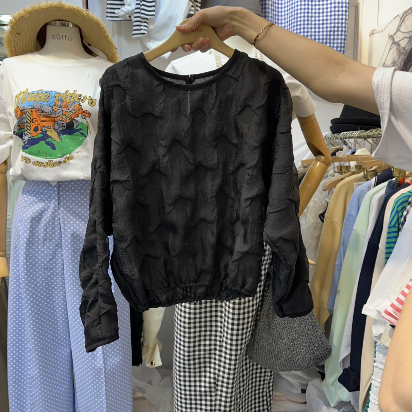 BUTTU/10 OCLOCK韓國東大門代購女士新款熱賣襯衫蕾絲衫BUTTU/10 OCLOCK襯衫/蕾絲衫圖色2