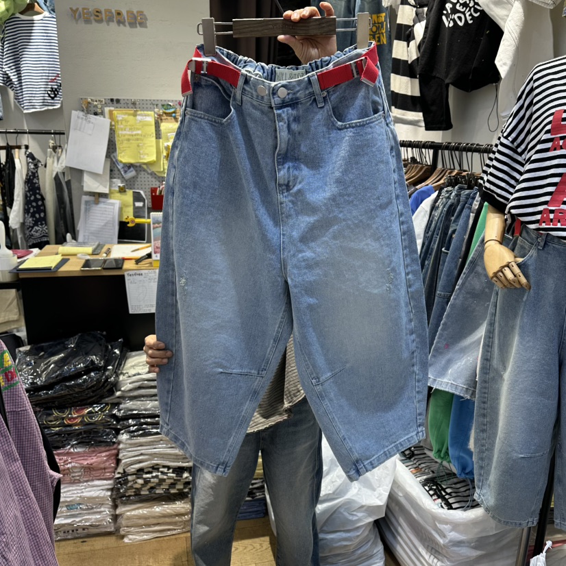 YESFREE韓國東大門直郵女士新款休閑職業推薦人氣26春夏短褲YESFREE短褲圖色1