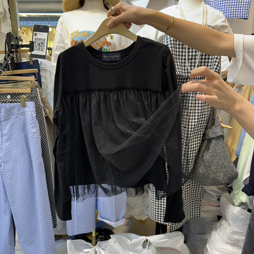 BUTTU/10 OCLOCK韓國直郵女士新品職業26春夏熱賣長袖T恤BUTTU/10 OCLOCK長袖T恤圖色2