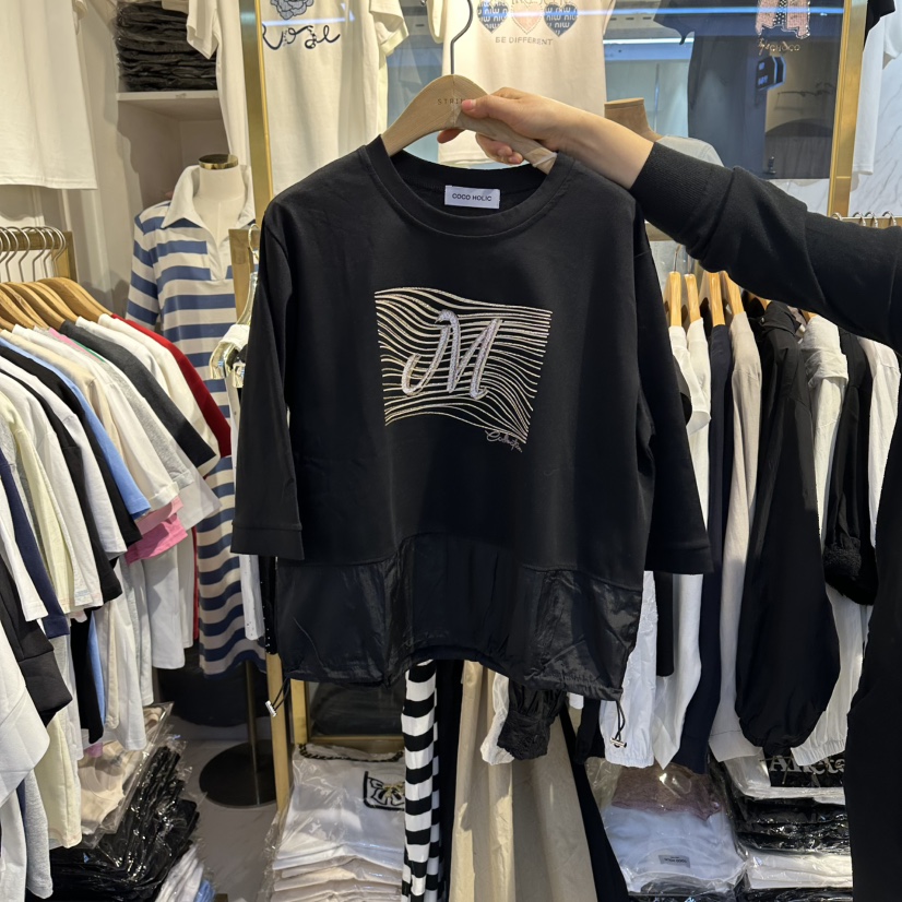 COCO HOLIC韓國直郵女士新款人氣推薦休閑26春夏熱賣T恤COCO HOLICT恤圖色2