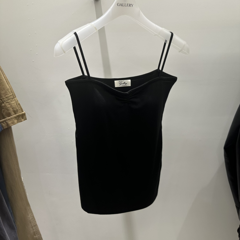 GALLERY-P韓國東大門代購女裝新品推薦熱賣人氣吊帶背心GALLERY-P吊帶/背心圖色4黑色