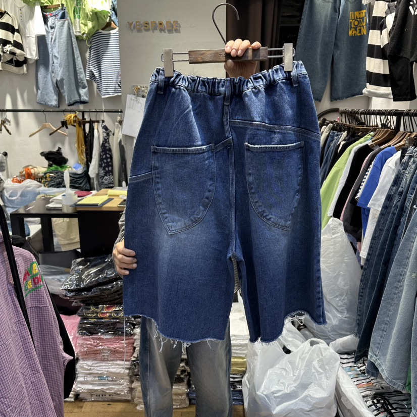 YESFREE韓國直郵實拍女裝新品26春夏時尚職業熱賣短褲不對稱YESFREE短褲