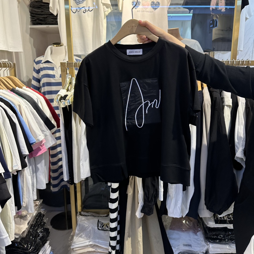 COCO HOLIC韓國東大門直郵女士新款熱賣人氣職業時尚T恤COCO HOLICT恤圖色2