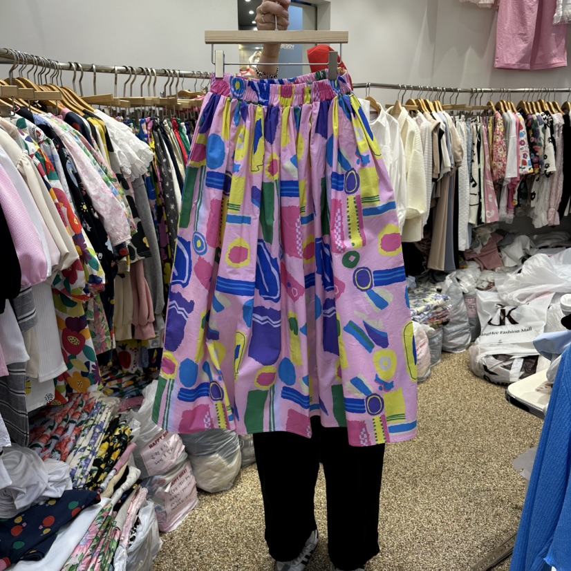 HAPPYBERRY韓國代購女士新款熱賣人氣推薦休閑長裙口袋長款HAPPYBERRY長裙圖色2