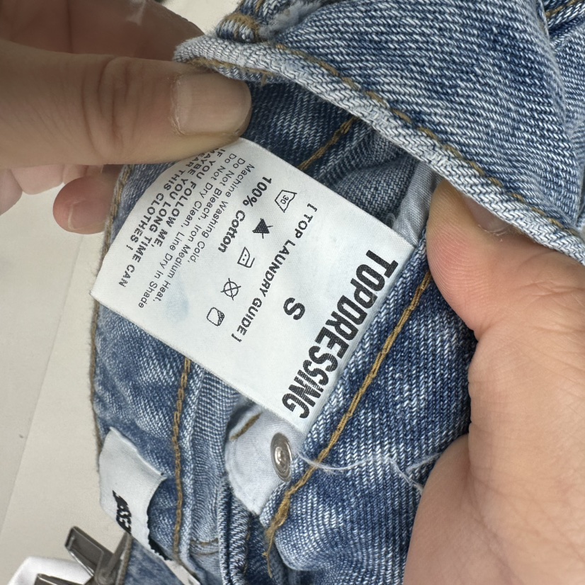 TOPDRESSING韓國直郵女士新品休閑人氣職業推薦時尚牛仔褲TOPDRESSING牛仔褲