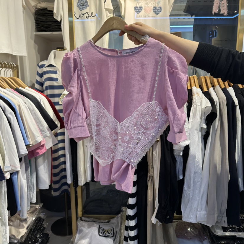 COCO HOLIC韓國東大門直郵女士新品人氣休閑職業套裝兩件套COCO HOLIC套裝圖色1