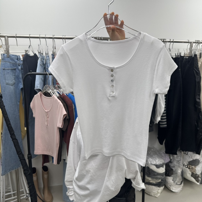 TOPDRESSING韓國直郵實拍女士新品職業26春夏人氣熱賣T恤TOPDRESSINGT恤圖色1