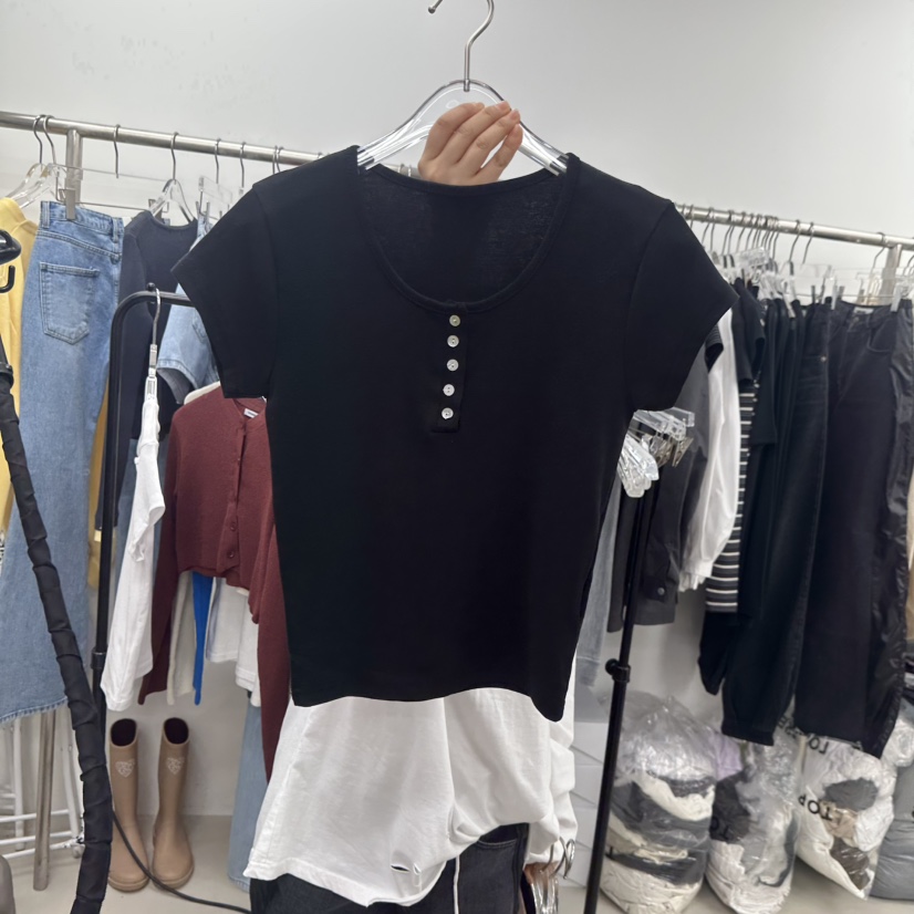 TOPDRESSING韓國直郵實拍女士新品職業26春夏人氣熱賣T恤TOPDRESSINGT恤圖色4