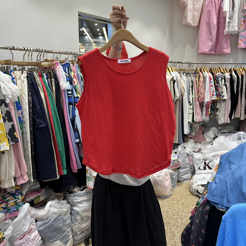 HAPPYBERRY韓國代購女裝新款26春夏休閑職業時尚吊帶背心HAPPYBERRY吊帶/背心圖色5