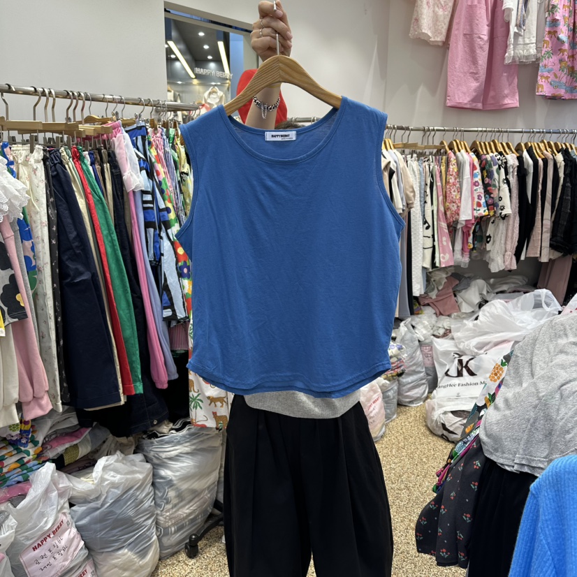 HAPPYBERRY韓國代購女裝新款26春夏休閑職業時尚吊帶背心HAPPYBERRY吊帶/背心圖色6