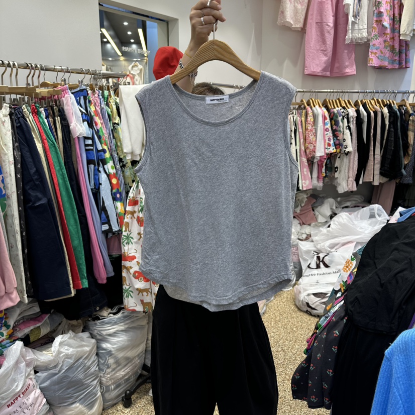 HAPPYBERRY韓國代購女裝新款26春夏休閑職業時尚吊帶背心HAPPYBERRY吊帶/背心圖色7