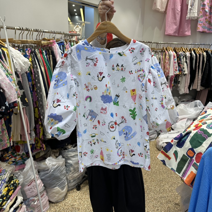 HAPPYBERRY韓國東大門直郵女士新品時尚熱賣職業襯衫蕾絲衫HAPPYBERRY襯衫/蕾絲衫圖色1