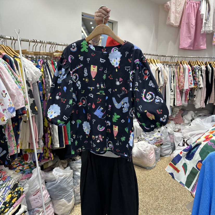 HAPPYBERRY韓國東大門直郵女士新品時尚熱賣職業襯衫蕾絲衫HAPPYBERRY襯衫/蕾絲衫圖色2