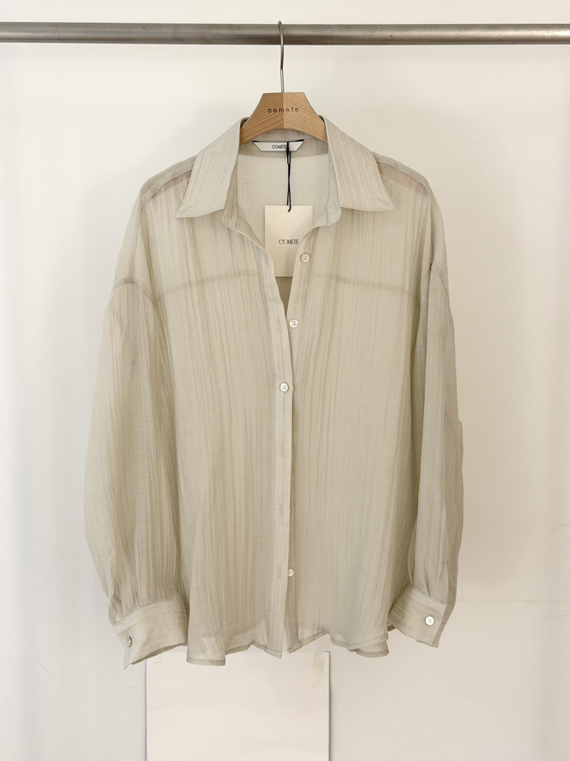 COMETE韓國直郵實拍女士新品26春夏推薦人氣熱賣襯衫蕾絲衫COMETE襯衫/蕾絲衫圖色1