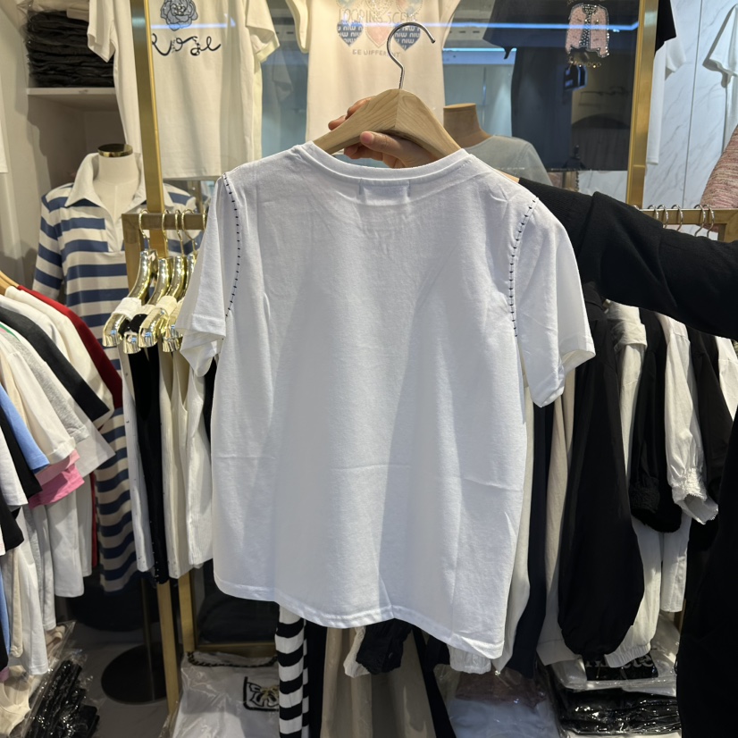 COCO HOLIC韓國直郵實拍女裝新款推薦熱賣職業時尚休閑T恤COCO HOLICT恤