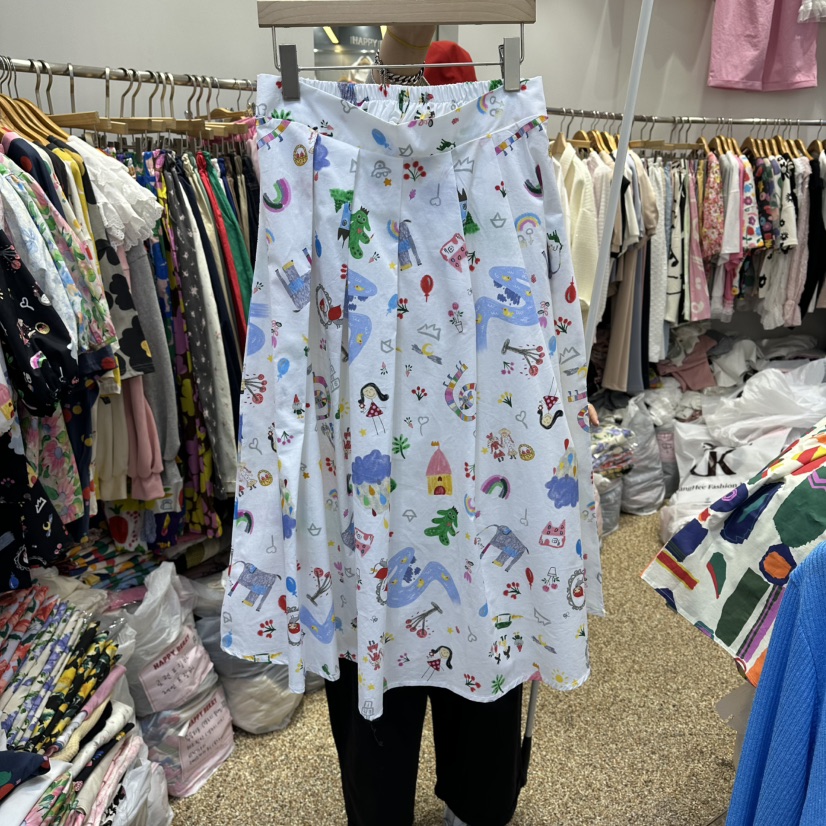 HAPPYBERRY韓國直郵女裝新品休閑推薦時尚人氣職業26春夏長裙HAPPYBERRY長裙圖色1