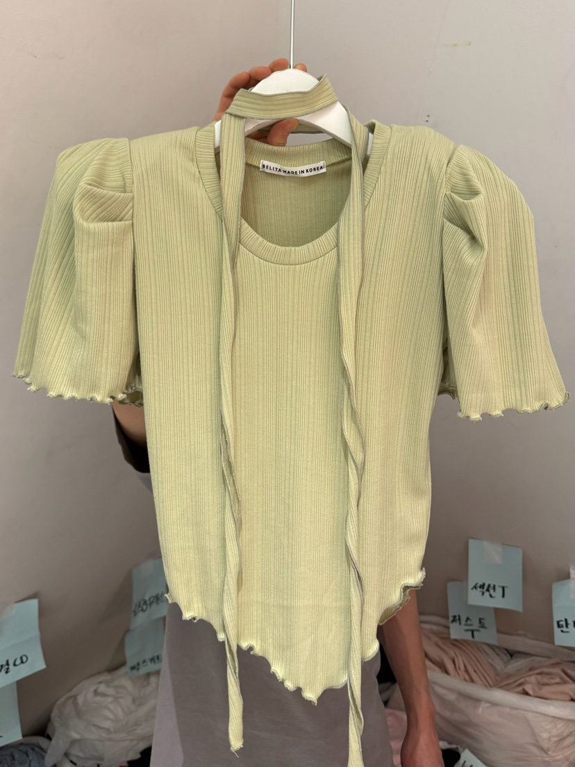 BELITA-L韓國東大門直郵女裝新品時尚休閑職業推薦人氣T恤BELITA-LT恤圖色2