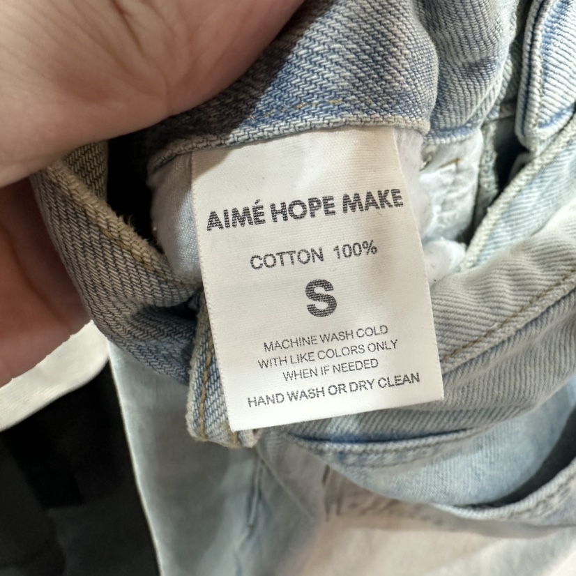 AIME HOPE MAKE/MYNAMEIS韓國東大門代購女士新款推薦牛仔褲AIME HOPE MAKE/MYNAMEIS牛仔褲