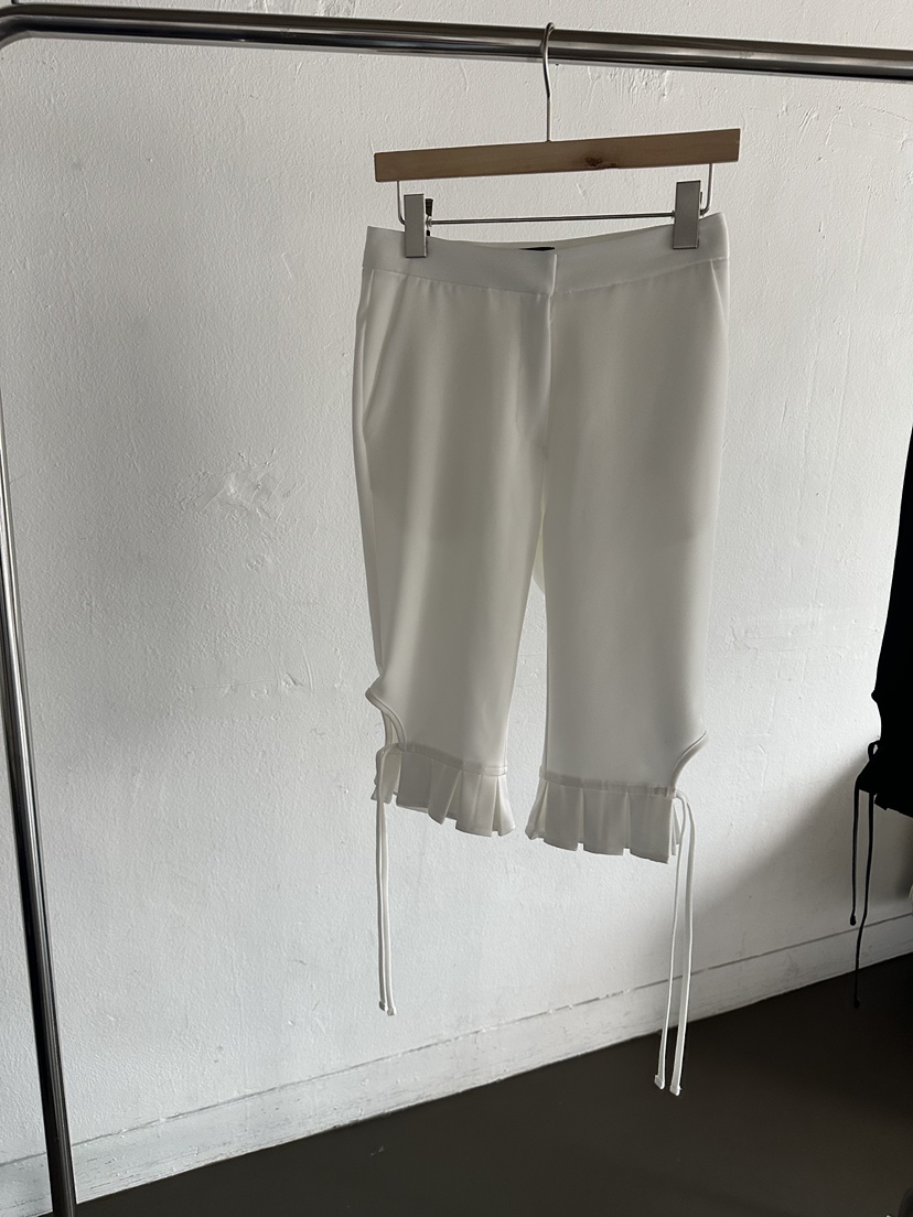 JOURNEY韓國代購女士新品時尚熱賣打底褲鯊魚褲七分褲荷葉邊JOURNEY打底褲/鯊魚褲圖色1