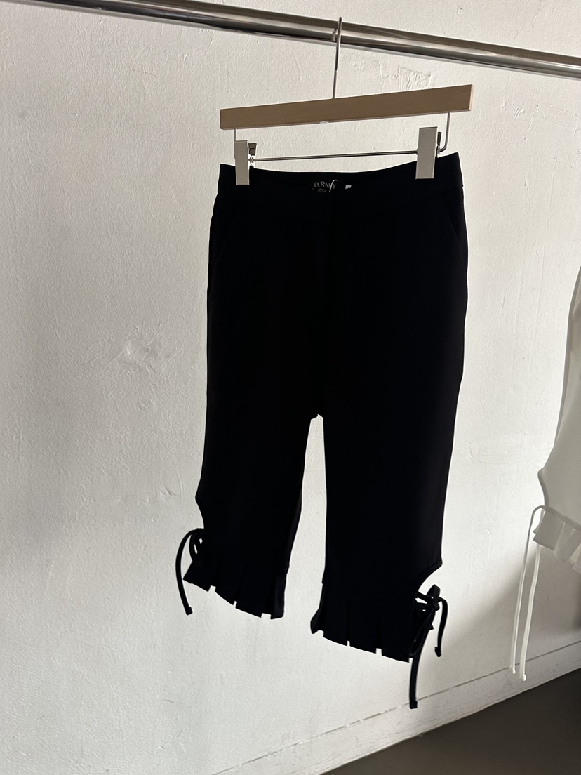 JOURNEY韓國代購女士新品時尚熱賣打底褲鯊魚褲七分褲荷葉邊JOURNEY打底褲/鯊魚褲圖色2