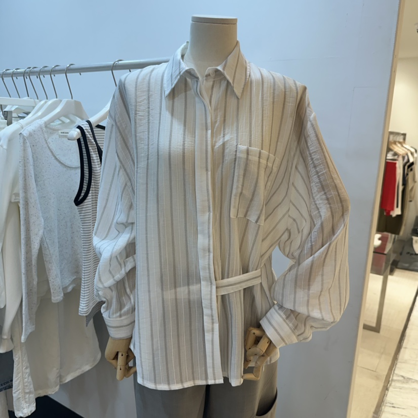 AIME HOPE MAKE/MYNAMEIS韓國代購女士新款休閑襯衫蕾絲衫AIME HOPE MAKE/MYNAMEIS襯衫/蕾絲衫圖色1白色