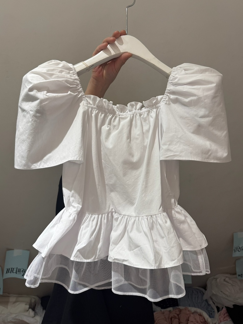 BELITA-L韓國直郵女士新品時尚休閑職業26春夏襯衫蕾絲衫BELITA-L襯衫/蕾絲衫