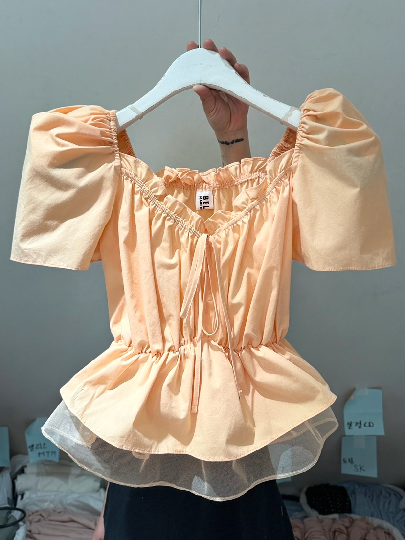 BELITA-L韓國直郵女士新品時尚休閑職業26春夏襯衫蕾絲衫BELITA-L襯衫/蕾絲衫圖色2