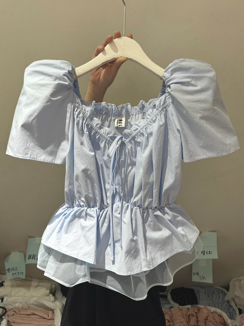 BELITA-L韓國直郵女士新品時尚休閑職業26春夏襯衫蕾絲衫BELITA-L襯衫/蕾絲衫圖色3