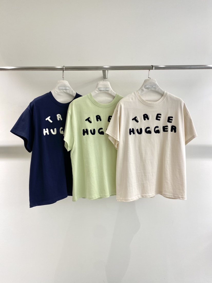 1968韓國直郵實拍女裝新品休閑推薦人氣26春夏時尚T恤刺繡1968/YEOUYAT恤