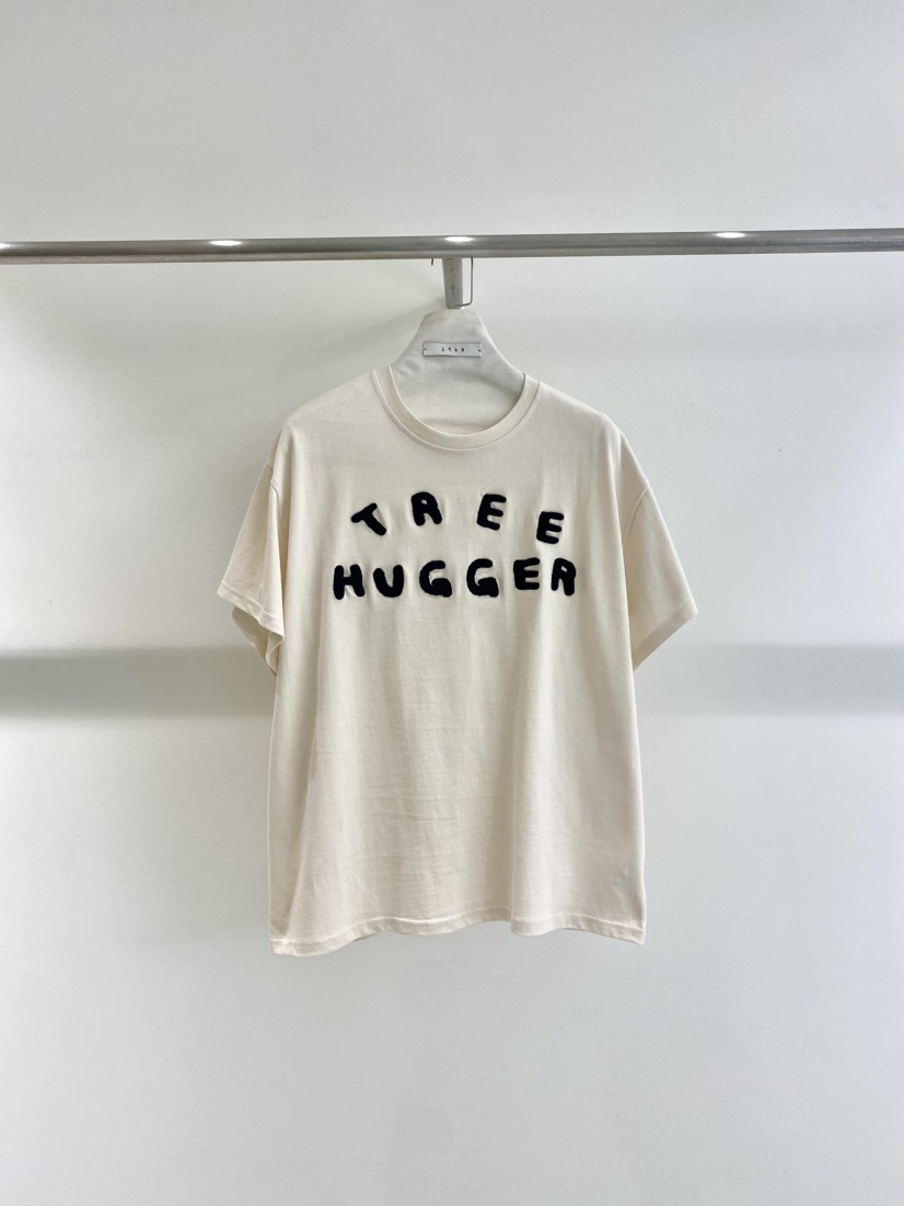 1968韓國直郵實拍女裝新品休閑推薦人氣26春夏時尚T恤刺繡1968/YEOUYAT恤圖色1