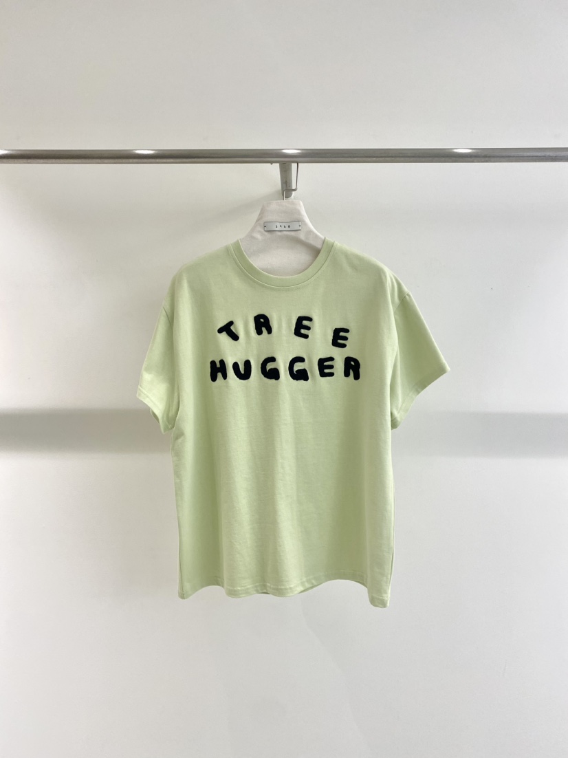 1968韓國直郵實拍女裝新品休閑推薦人氣26春夏時尚T恤刺繡1968/YEOUYAT恤圖色2