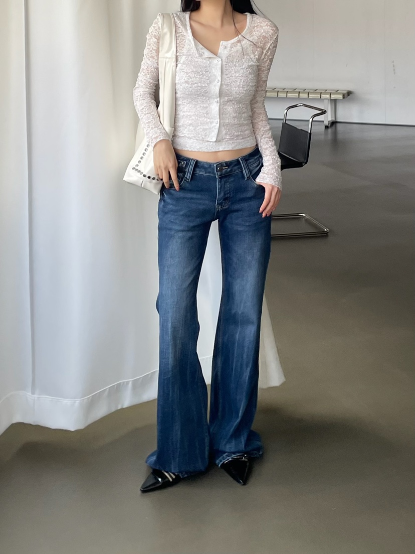 JOURNEY韓國直郵女裝新款休閑推薦人氣熱賣職業牛仔褲口袋JOURNEY牛仔褲