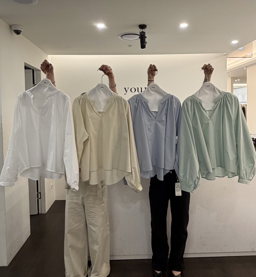 YOUR-P韓國直郵實拍女裝新品休閑熱賣人氣職業襯衫蕾絲衫YOUR-P襯衫/蕾絲衫