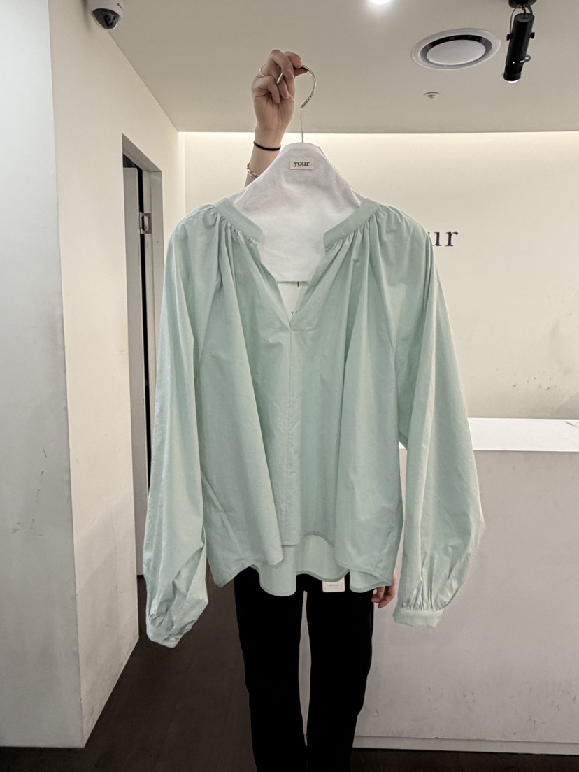 YOUR-P韓國直郵實拍女裝新品休閑熱賣人氣職業襯衫蕾絲衫YOUR-P襯衫/蕾絲衫圖色4