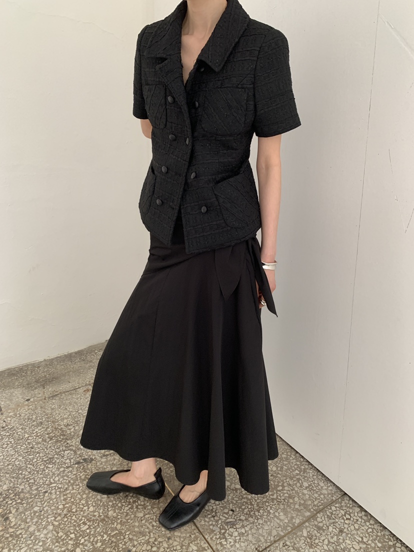 MOVENNE韓國東大門直郵女士新款26春夏推薦休閑夾克粗花呢MOVENNE夾克