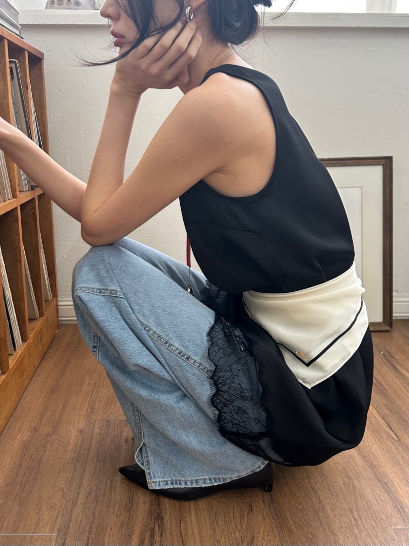 ME MO韓國代購女裝新品熱賣人氣推薦真品26春夏連衣裙緞面ME MO連衣裙