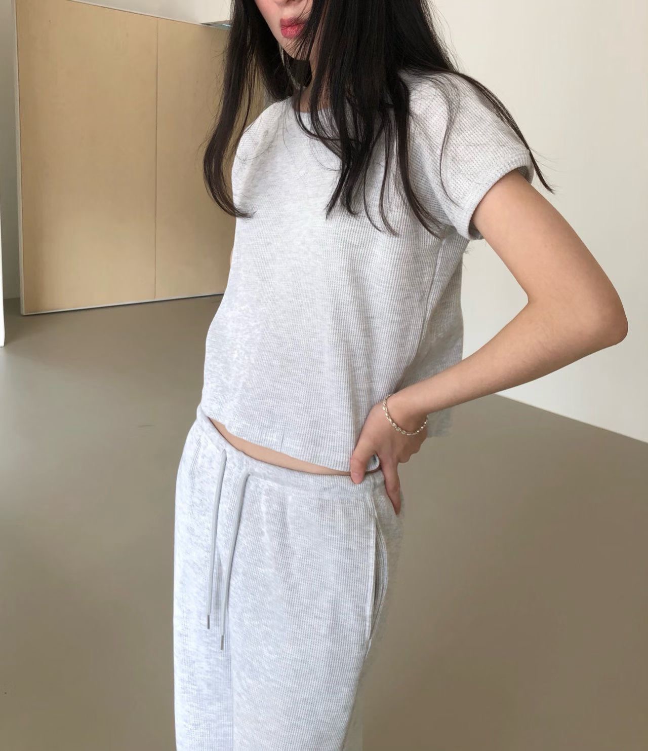 WEATHER韓國直郵女裝新品26春夏休閑真品熱賣人氣推薦T恤GOBSLMURI-otT恤圖色1