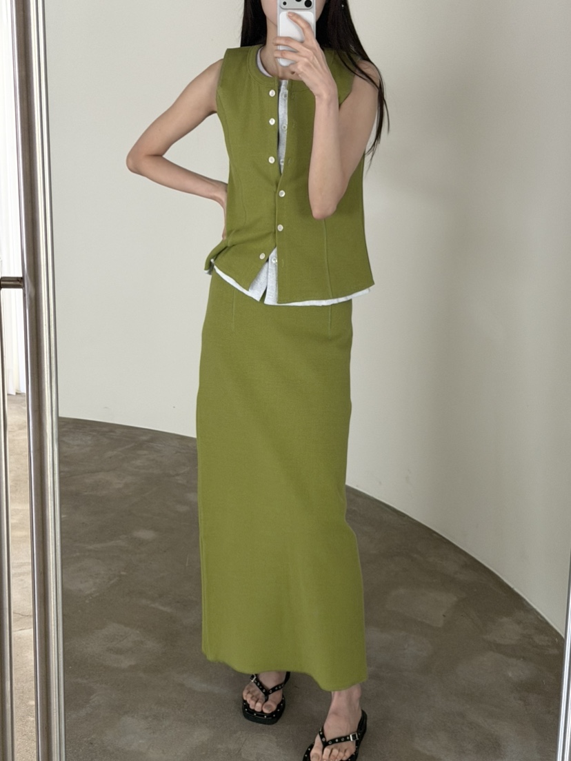 FOSET東大門直郵女士新品休閑人氣職業熱賣時尚推薦26春夏長裙FOSET長裙