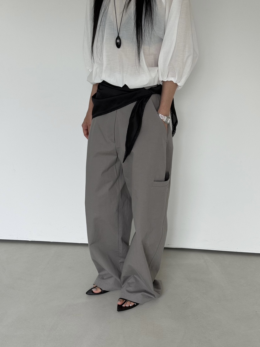 TAUPE東大門代購女裝新款真品時尚26春夏推薦休閑休閑褲口袋TAUPE休閑褲