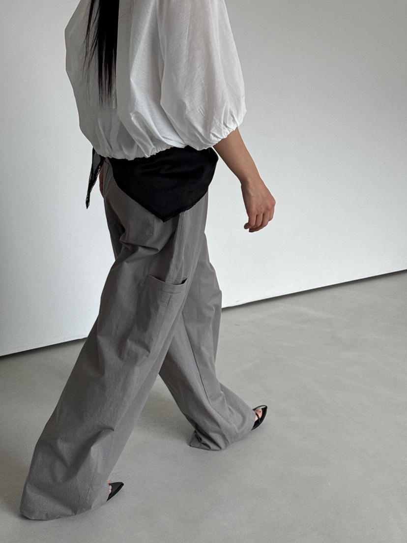 TAUPE東大門代購女裝新款真品時尚26春夏推薦休閑休閑褲口袋TAUPE休閑褲