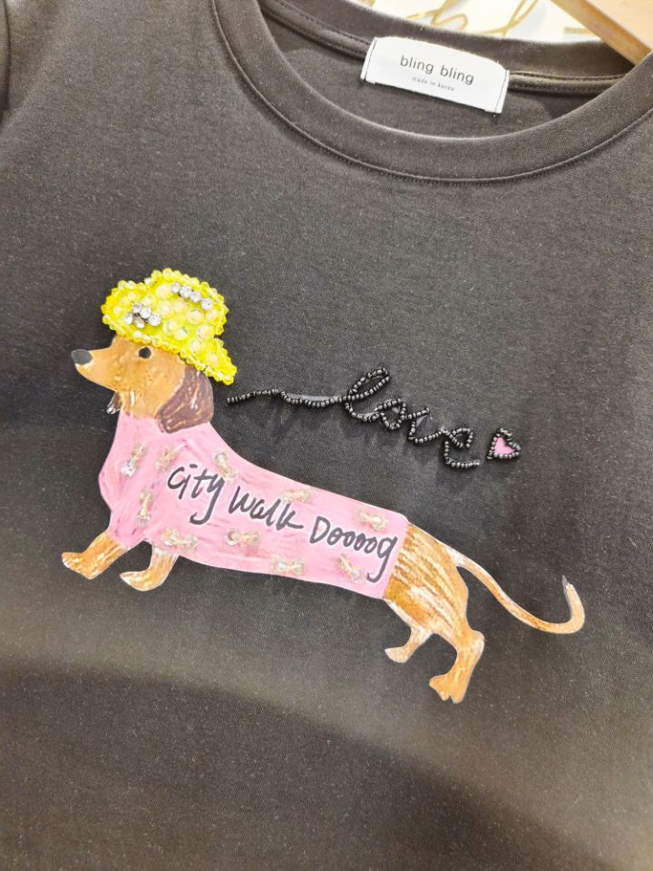 BLING BLING-S/RICO東大門直郵女士新款26春夏時尚T恤BLING BLING-S/RICOT恤