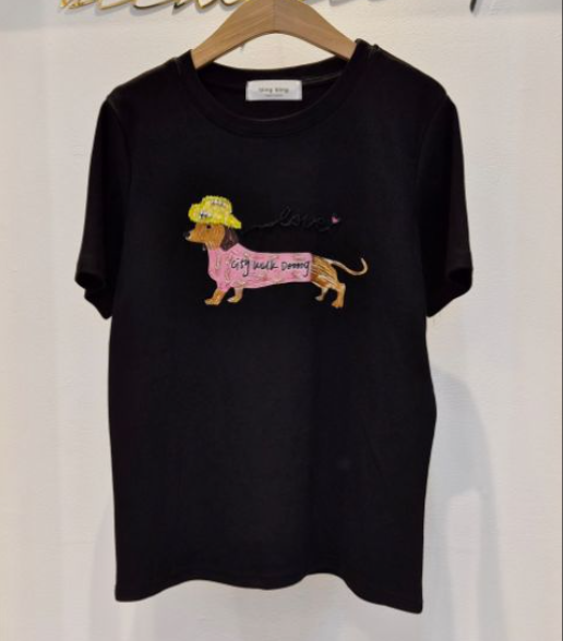 BLING BLING-S/RICO東大門直郵女士新款26春夏時尚T恤BLING BLING-S/RICOT恤圖色2