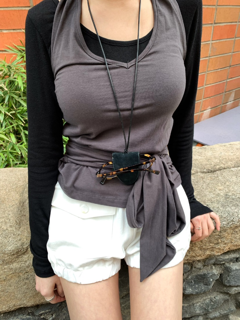 X-MOOD韓國代購女士新品真品26春夏休閑職業人氣吊帶背心X-MOOD吊帶/背心