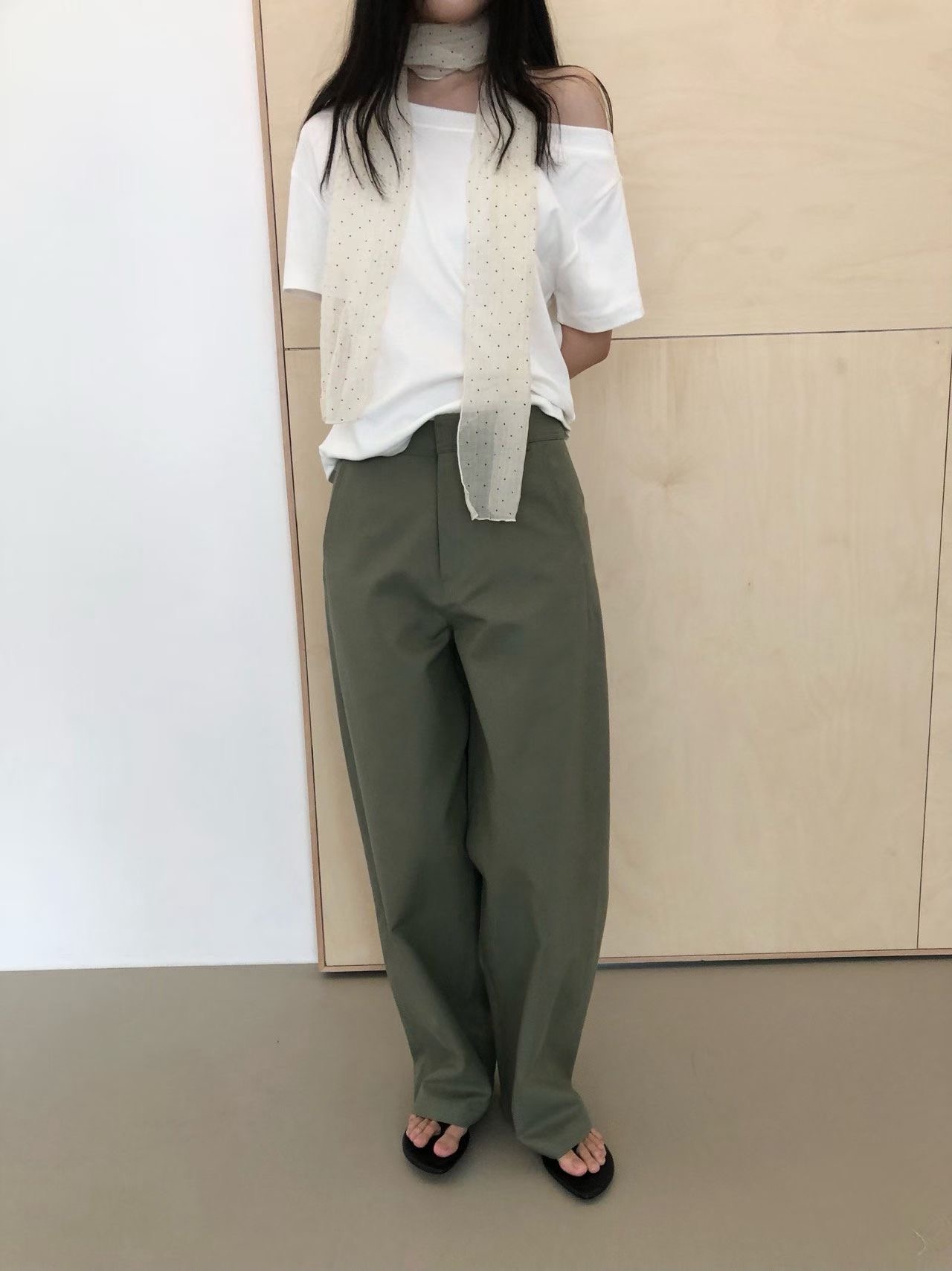 WEATHER東大門代購女士新品時尚休閑熱賣推薦人氣休閑褲天絲GOBSLMURI-ot休閑褲圖色2