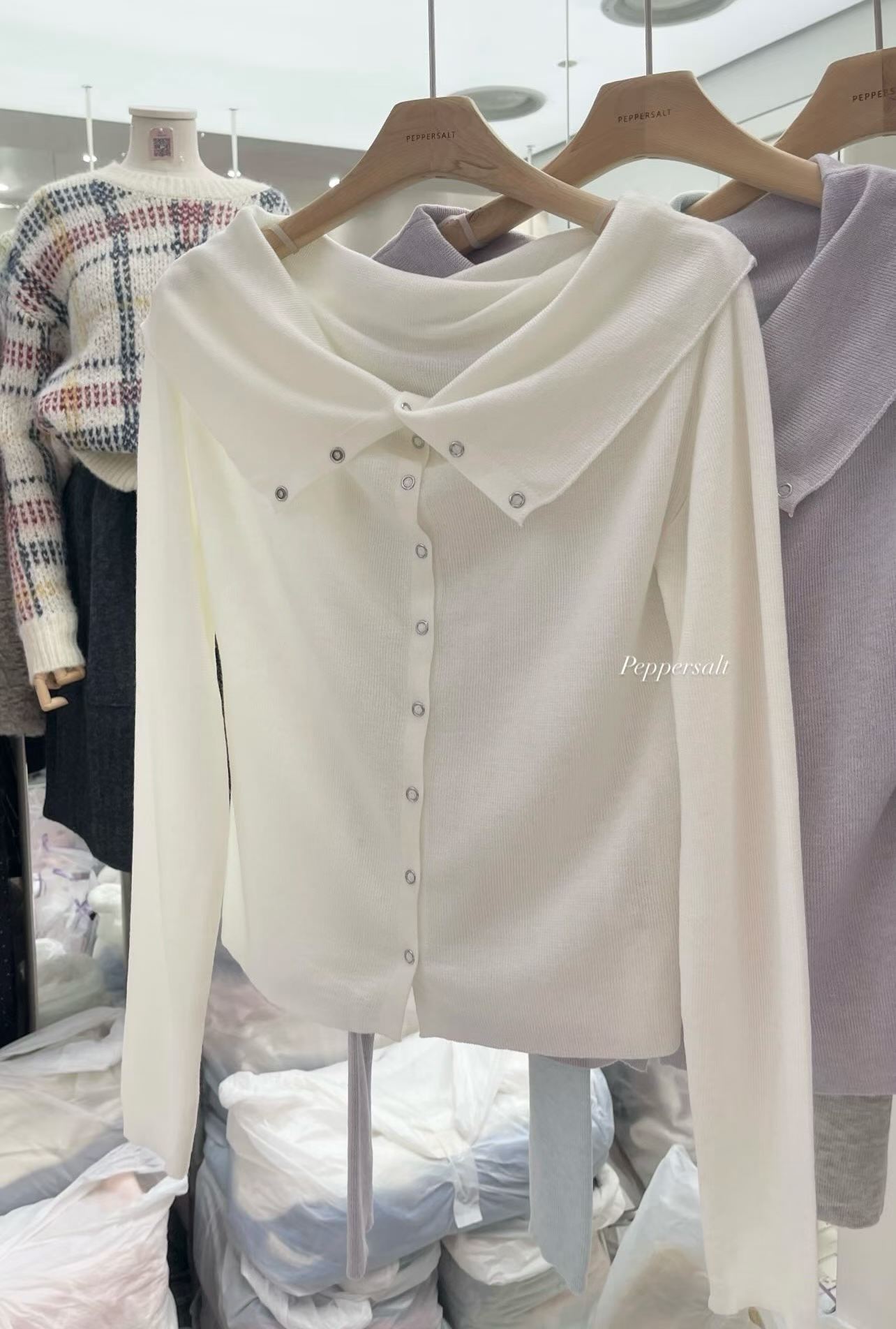 PEPPER 페페韓國代購女士新款熱賣26春夏推薦人氣針織衫PEPPER-SEOUL針織衫圖色1