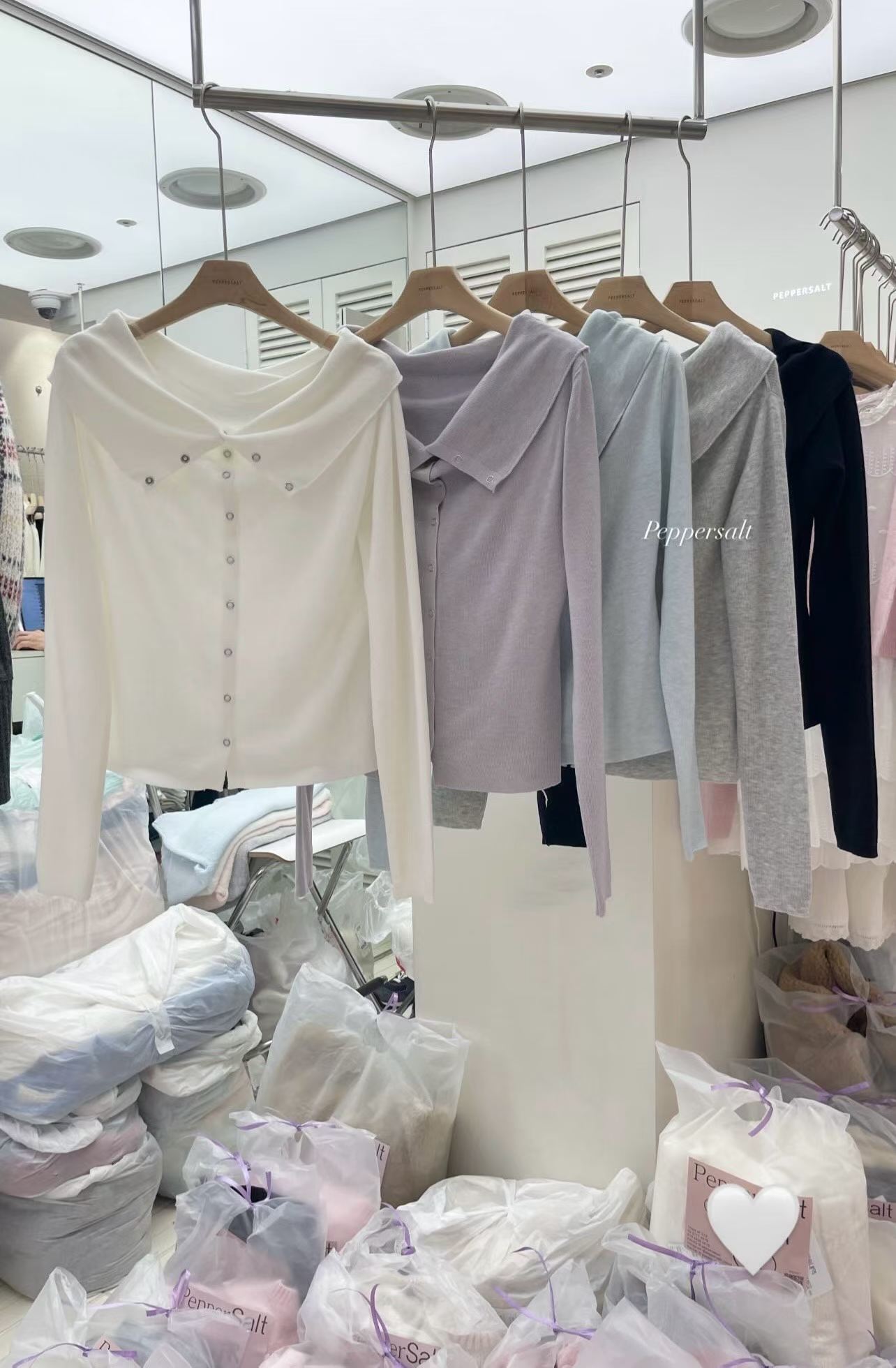 PEPPER 페페韓國代購女士新款熱賣26春夏推薦人氣針織衫PEPPER-SEOUL針織衫圖色3左三色