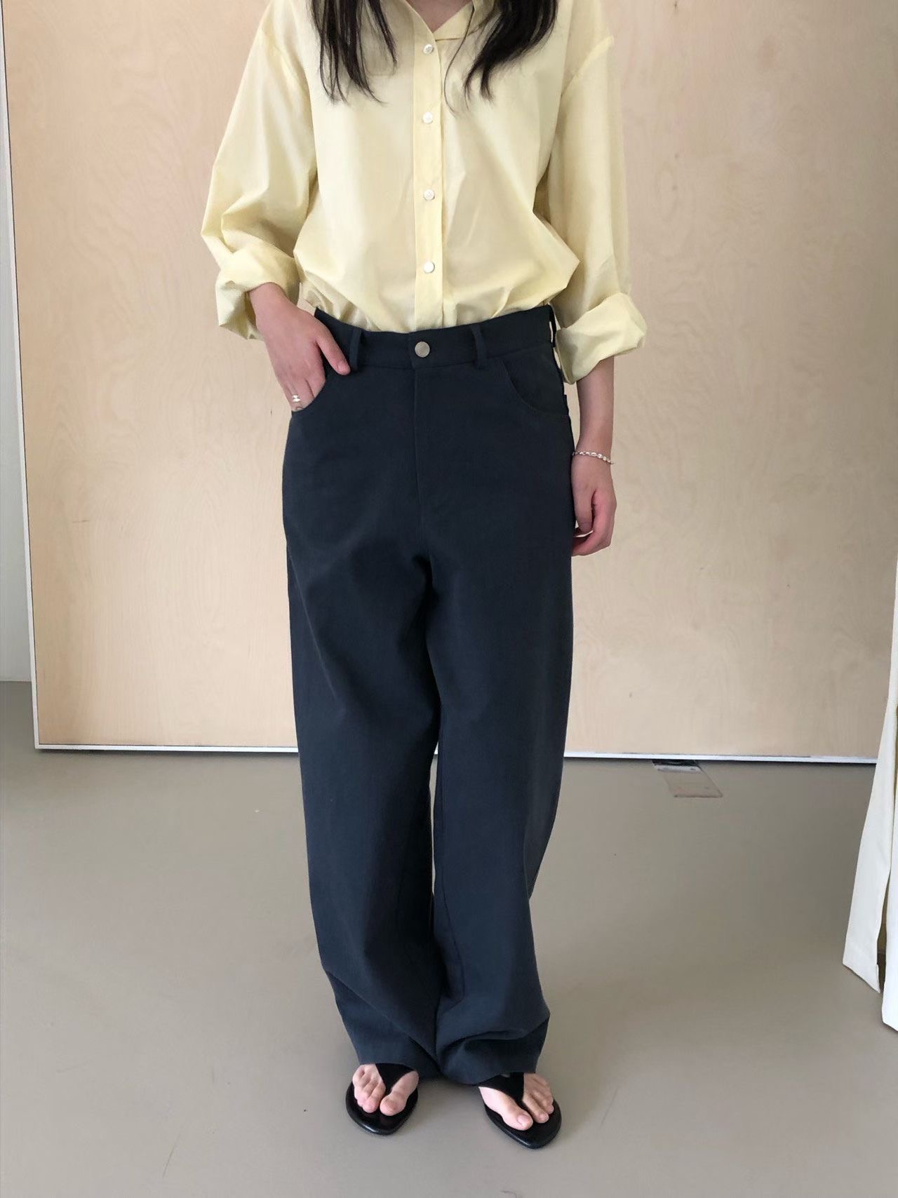 WEATHER韓國直郵女士新品真品職業熱賣推薦人氣休閑休閑褲GOBSLMURI-ot休閑褲圖色2