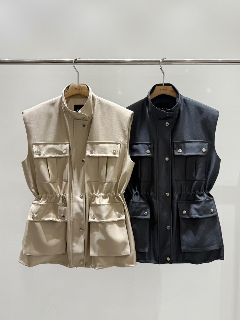 STAGE韓國直郵女裝新品26春夏真品時尚人氣熱賣休閑推薦馬甲STAGE馬甲